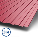 Профнастил С8 3х1,2м ЭКОНОМ вишневый RAL 3005