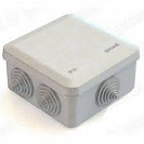 Коробка распределительная для кирпичных стен d100x100x50мм, 6 гермовводов, IP55, с крышкой, открытая установка (GE41255)