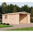 Гараж 21 (Комфорт) 6х4м, брус 44 мм