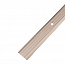 Порог алюминиевый Серебро НЕ, 900х25х3мм, плоский, равноуровневый