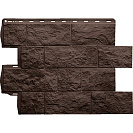 Фасадная панель Туф эко (Альта Профиль) 0,8х0,59м, коричневый