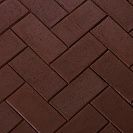 Плитка тротуарная "Брусчатка клинкерная" ЛСР коричневый Мюнхен 200х100х50мм