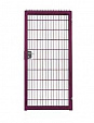 Калитка из сварной сетки 3D 1х1,73м d4мм, правая, вишневый RAL3005