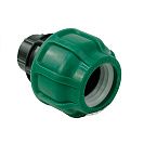 Муфта ПНД компрессионная переходная 32х3/4 ВР