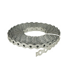 Лента монтажная волна перфорированная оцинкованная 17х0,7мм, 25м