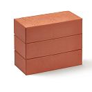 Кирпич полнотелый печной М300 (Кирово-Чепецк) 250х120х65мм, красный /300