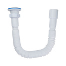 Сифон гофрированный для мойки 1 1/2"х40/50, удлиненный (G116)