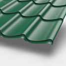 Металлочерепица МП Ламонтерра Х 1,19м 0,5мм NormanMP, зеленый мох RAL6005