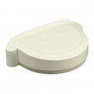 Заглушка водосточная пластиковая Элит (Альта-Профиль) d125мм, белый