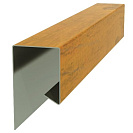 Завершающая планка сложная для мет.сайдинга 25х30мм L3м Ecosteel, сосна