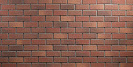 Фасадная плитка (HAUBERK) терракотовый  кирпич, 250х1000/2м2                              