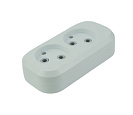 Колодка для удлинителя (Rexant) 2 розетки, 6А без заземления