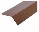 Планка карнизная для ГЧ (50х90х2000) ШОКОЛАД (RAL 8017)