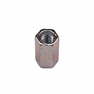 Гайка DIN6334 соединительная оцинкованная М6, пакет 6шт