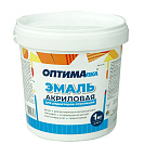 Эмаль для радиаторов акриловая ОПТИМА белая 1кг