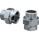 Полотенцесушитель -Американка прямая 1" вн/нар ,хром (пара)