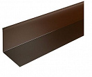 Угол внутренний 75х75мм L2м шоколад RAL8017