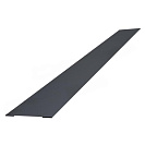 Планка крепежная забора-жалюзи 60мм L2м 0,5мм, серый графит RAL7024
