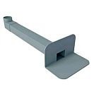 Воронка парапетная с отводом и листоуловителем (ТЕХНОНИКОЛЬ) 65х100 мм, длина 550 мм с отводом