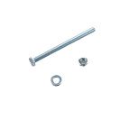 Болт с гайкой и шайбой М6х80мм, пакет 4шт