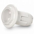 Патрон для лампы Е14 подвесной, с кольцом белый (71602)