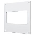 Пластина настенная для плоского канала 120x60мм (75 / 612НПП)