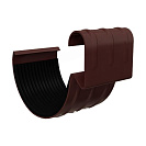 ВС Соединитель желоба металлического GS lite 125мм шоколад RAL8017