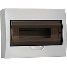 Щит распределительный навесной ЩРН-П-12 (Generica) 12 модулей, прозрачная крышка, пластик, IP41