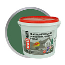 Краска резиновая ДАЛИ для кровли, цоколя, фасада зеленая 6 кг