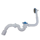 Сифон для ванны Варяг, универсальный, с гибкой трубой 40х50 (С6155)