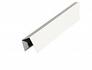 Планка завершающая сложная для мет.сайдинга 30х25мм L3м ярко-белый RAL9003
