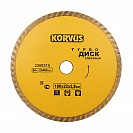 Диск отрезной алмазный турбо (Korvus) 180х2,8х22мм