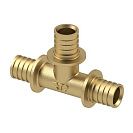 Тройник аксиальный 16х16, латунь