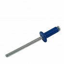 Заклепка вытяжная алюминий/сталь RAL5005 синий 4,0х10мм, пакет 50шт