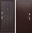 Дверь входная Гарда 8мм (Ferroni) металл 0,8мм/МДФ, Антик медь/Венге 2050х860мм, ЛЕВАЯ
