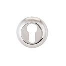 Накладка на цилиндр Аллюр Арт ET-R1 CP, круг, хром