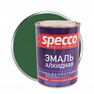 Эмаль ПФ-115 Specco ярко-зеленая  0,8кг