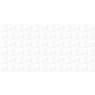 Плитка облицовочная Miloni (Alma Ceramica) 249х500х8мм, рельеф белый, мозайка (1уп=9шт=1,1205кв.м)