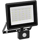 Прожектор светодиодный СДО 06-50Д с датчиком движения (IEK) 50Вт, 6500К, IP54, холодный свет