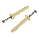 Дюбель-гвоздь нейлоновый (РАМАС) 6х40мм, грибовидная манжета, 12шт