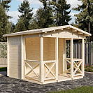 Беседка 7 (Стандарт) 3х3м, брус 44 мм