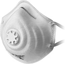 Полумаска (Зубр) коническая, фильтрующая с клапаном, класс FFP1 (11163_z01)