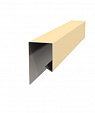 Планка завершающая сложная для мет.сайдинга 30х25мм L3м слоновая кость RAL1014