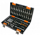 Набор инструментов (Вихрь) 57 предметов, в кейсе, 1/4 дюйма