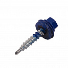 Саморез кровельный 4,8х29мм синий RAL5005, 25шт