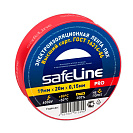 Изолента ПВХ (Safeline) красная 19мм 20м