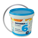 Краска для стен и потолков ОПТИМА-6  1,4кг /4