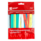 Термоусадочная трубка tut-n-8 (EKF) 8/4мм L100мм, 21шт (7 цветов по 3 шт)