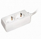 Удлинитель (IEK) 220В с заземлением, 2 розетки, ПВС 3х1мм2, 3м (1037322)