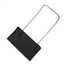 Движок для уборки снега 790х450мм, пластмас. на колесиках, с металл ручкой, черный